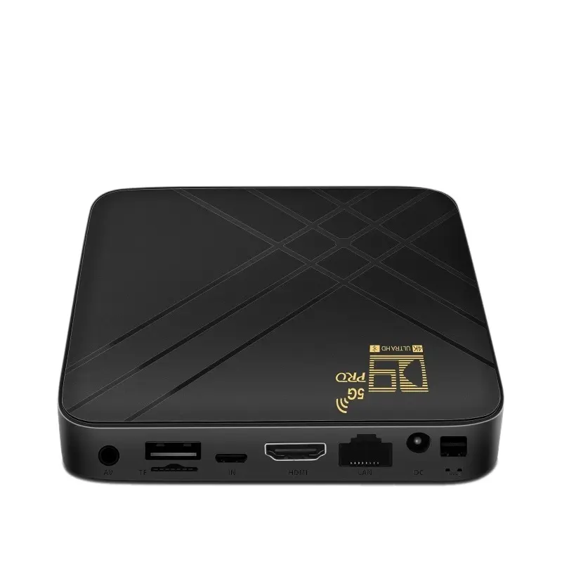 Preço de fábrica d9 pro 2.4g/5g wifi 4k hd android tv box, memória: 8gb + 128gb set top tv box