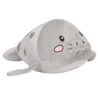 Peluche de lion de mer rembourrée en polyester, peluche personnalisable en forme de phoque, peluche de lion de mer brodée avec services OEM ODM