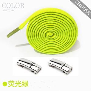 Nouveaux lacets magnétiques pour baskets sans nœuds, lacets élastiques pour enfants et adultes, lacets plats épais de 8 mm sans nœuds, vente en gros - Product Image 3