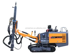 KAISHAN KT9C Integrated DTH Mine Drilling for Open Use 21m Portable Steel Crawler Blasting Hole Pneumatic Rock Drill Rig Machine