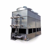 Industriële gesloten tegenstroomkoeltoren pomp motor waterkoeling metalen constructie hoge efficiëntie voor de voedingsindustrie