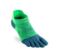 Chaussettes de sport à cinq orteils personnalisées pour les jeunes Matériau Coolmax avec logo sur le bas pour la saison de printemps