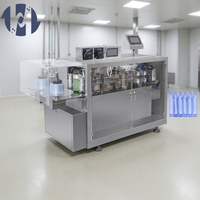 Machine de remplissage et de scellage automatique BFS GGS118-P2 pour ampoules en plastique, pour l'emballage de liquides oraux, de gouttes pour les yeux, de sérums liquides, conforme aux normes GMP et CE