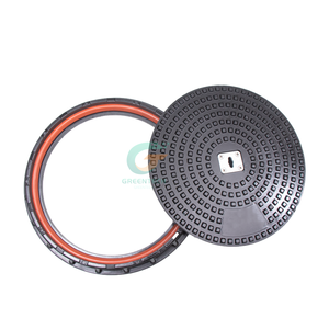 맞춤형 복합 SMC 맨홀 커버 유리 섬유 잠금 맨홀 커버 - Product Image 1