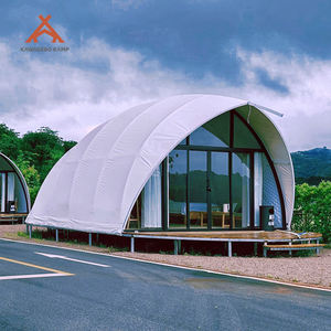 Tente de safari de luxe Kawagebo <span class=keywords><strong>Kamp</strong></span> 10*6*4M en forme de coquille élégante avec salle de bain pour le glamping et les centres de villégiature - Product Image 4