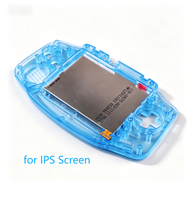 Casing Plastik Kustom untuk GameBoy Advance untuk Layar LCD GBA IPS V2 Aksesoris Mod Konsol Pre-Cut
