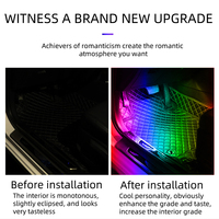 Tira de luces Led Symphony 48, luces LED de Ambiente, luces de pozo de pie para iluminación ambiental Interior automotriz, lámpara de pie para salpicadero de coche