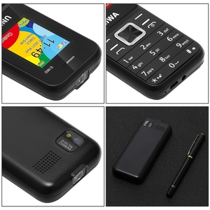 Venta al por mayor UNIWA E1802 Teléfono Móvil 1,77 pulgadas 1800mAh Batería SC6531DA 21 Teclas Android Precio Bajo OEM Feature Phone - Product Image 4