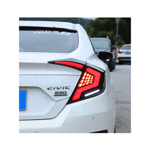 Luces Traseras de Coche de Fábrica Zhengwo para <span class=keywords><strong>Honda</strong></span> <span class=keywords><strong>Civic</strong></span> 2016-2021 Lámpara Trasera Personalizada con Función Intermitente Accesorios - Product Image 2