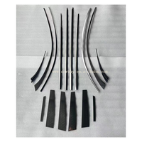 Garniture de porte argentée chromée pour Mercedes Benz classe S W221 décoration accessoires de voiture W221 W222 bande de seuil