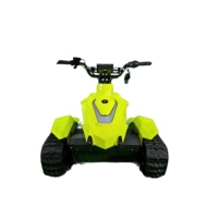 Motoneige électrique ETV-TANK polyvalente à chenilles, idéale pour les sports extrêmes et les terrains accidentés, avec capacité de montée à 60 degrés.