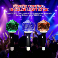 Bâton lumineux Kpop personnalisé en ABS pour concert, fête, lumière LED moderne, clignotante, accessoires de cheering pour fans, cadeau