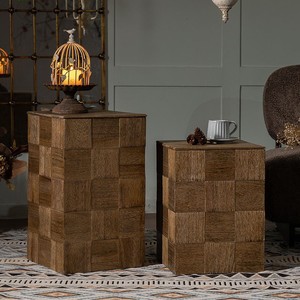 European Modern Retro <strong>Small</strong> Coffee <strong>Table</strong> Wooden Side <strong>Table</strong> for Living Room Bedroom <strong>Storage</strong> for Balcony Leisure <strong>Console</strong> <strong>Tables</strong> - Product Image 4
