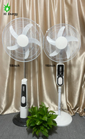Hi Energy 12V DC Ventilateur solaire rechargeable 16 pouces 18 pouces AC Ventilateur de sol électrique