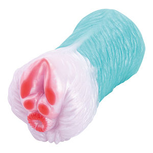 Silicone liquido uomo Stocker fantasia piante aliene masturbatori tazza doppio canale foro Fetish Sex Toy maschio morbido masturbatori - Product Image 2