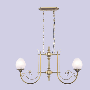 European Vintage Luxury Chandelier Metal and Glass Pendant Lamp for Living Room <b>Dining</b> Room Bedroom Hotel Custom Pendant <b>Light</b> - Product Image 1