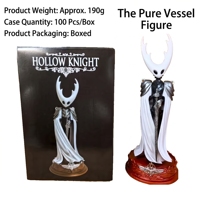 Figurine Hollow Knight Mini Ukuran 7-25CM, Figura PVC Anime, Mainan Kotak Telur Gachapon