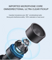 Nouveau K11 Pro Podcast Mic Revers Sans Fil Professionnel K9 Mini Lavalier Microphone Sans Fil pour Android iphone Téléphone Mobile youtube