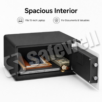 Caja Fuerte Digital LED con Control Táctil Safewell para Hoteles, Protección de Objetos de Valor para Huéspedes, Envío a Granel