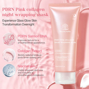 Mascarilla Facial Nocturna Coreana PDRN de Colágeno Rosa, Reparación <span class=keywords><strong>y</strong></span> Reafirmación, Fabricante de Productos para el Cuidado de la Piel OEM ODM - Product Image 2