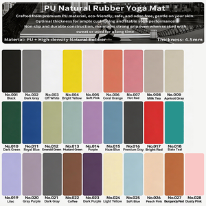 Tapete de Yoga Ovalado de Alta Calidad con Logotipo Personalizado, 183*68cm, de PU, para Gimnasio, Fitness, <span class=keywords><strong>Pilates</strong></span>, Ecológico, Antideslizante y Suave - Product Image 4