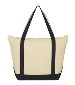 Bolsas de Tela de Algodón Personalizadas con Logotipo Promocional - Diseño Color Block para una Publicidad Atractiva - Product Image 1