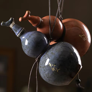 Mythe noir Style chinois gourde à vin Wukong accessoires d'étanchéité en céramique pour eau chaude Design moderne tasse à vin - Product Image 1