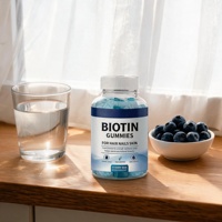 OEM Aangepaste Private Label Voedingsmiddelenklasse Kruidenextract Biotine Kauwgommetjes Vitamine C Dagelijkse Voedingsupplement Fles/Vat