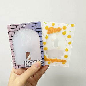 Estuche para Tarjetas de Identificación de Acrílico con Diseño Personalizado, Nuevo de Fábrica, Estuche para Tarjetas con Diseño de Anime, Bonito y Transparente, Porta Tarjetas con Llavero - Product Image 5