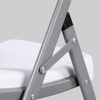 Sino parfait chaises pliantes en plein air jardin mariage Banquet fête événements pliable Camping chaise métal plastique matériaux en gros