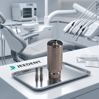 Abutment dentaire préfabriqué JS-1 Hex 10mm Certifié CE Classe I pour OSSTEM/DENTIUM/STRAUMANN/NOBEL/DIO Accessoire de laboratoire pour fraisage sur mesure