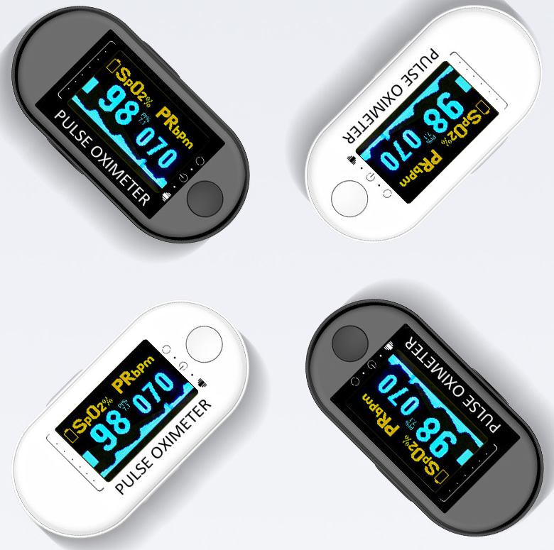 MS23 small mini portable finger clip pulse oximeter blood oxygen saturation monitor