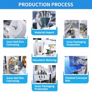 Business Use Pneumatic Drip <b>Coffee</b> Packing <b>Machine</b> PLC Food Sealing Paper Film Wrapping <b>Machine</b> for <b>Coffee</b> Bag Filling Labeling - Product Image 5