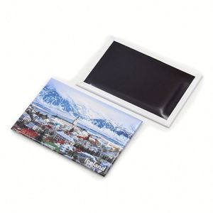 Wholesale Customized Photo Souvenir Tin Low Moq Personalized Metal <b>Fridge</b> Magnets for Travel Gifts - Product Image 4