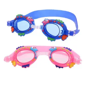 Kids Googles Funny Adjustable Nose Swimming Glass For Children Anti fog Summer suppliers