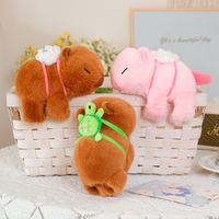 Peluche Fraise Tortue Capybara Peluche Jouets Capybara Bracelet Avec Sac À Dos