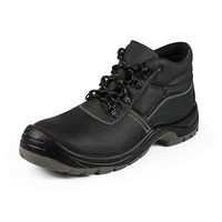 Chaussures de sécurité en cuir gaufré avec embout en acier, semelle intermédiaire anti-perforation en acier, semelle extérieure en PU solide, bottes de travail robustes sur demande