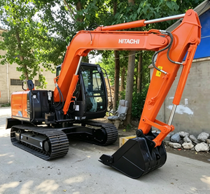 Excavatrice hydraulique sur chenilles ZX75 de 7,5 tonnes, adaptable au terrain, châssis renforcé, petite pelle pour l'élargissement de sentiers en montagne et le travail sur terrain accidenté - Product Image 5