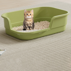 Extra-Large Splash-Proof <b>Cat</b> Litter <b>Box</b> - Jumbo Semi-Enclosed <b>Cat</b> Toilet Factory Wholesale - Product Image 4