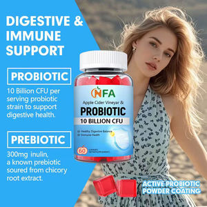 Precio al por mayor Mezcla probiótica Gummy Candy Soporte intestinal saludable con vinagre de sidra de manzana Gummies probióticos 4 en 1 - Product Image 4