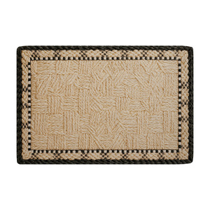Tapis de bienvenue rectangulaire en fibre de polyester antidérapant pour entrée intérieure, usage domestique - Product Image 3