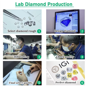 เพชรทรงลูกแพร์สีเหลืองขายส่ง IGI 1-3 กะรัต เพชรสีเหลือง CVD พร้อมใบรับรอง IGI เพชรทรงลูกแพร์ VVS VS เพชรเพาะเลี้ยงในห้องปฏิบัติการ - Product Image 6