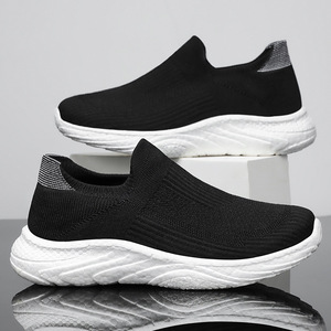 Zapatillas Deportivas de Malla Elástica para Hombre, con Suela de Poliuretano, Estilo Calcetín, Transpirables, Ligeras y Fáciles de Poner, para Verano - Product Image 1