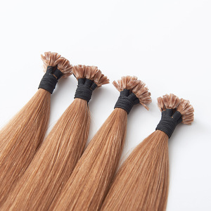 Extensiones de Cabello de Queratina con Doble Punta en U, Pelo Remy Natural Ruso, Color Rubio, Proveedor Al por Mayor - Product Image 5