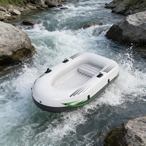 Canoë gonflable à vendre, canoë <span class=keywords><strong>transparent</strong></span>, kayak stable pour les sports nautiques de loisirs et les activités de plein air - Product Image 2