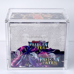 Caja Acrílica Transparente Personalizada TCG de 6 mm para <span class=keywords><strong>Pokémon</strong></span> <span class=keywords><strong>XY</strong></span> Roaring Skies Booster Box, Tapa Magnética, Estuche de Exhibición Acrílico - Product Image 1