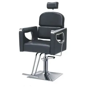 Dongpin profesyonel kaldırma döner Styling kuaför kol dayama berber salonu mobilya kullanılan siyah berber koltuğu satılık