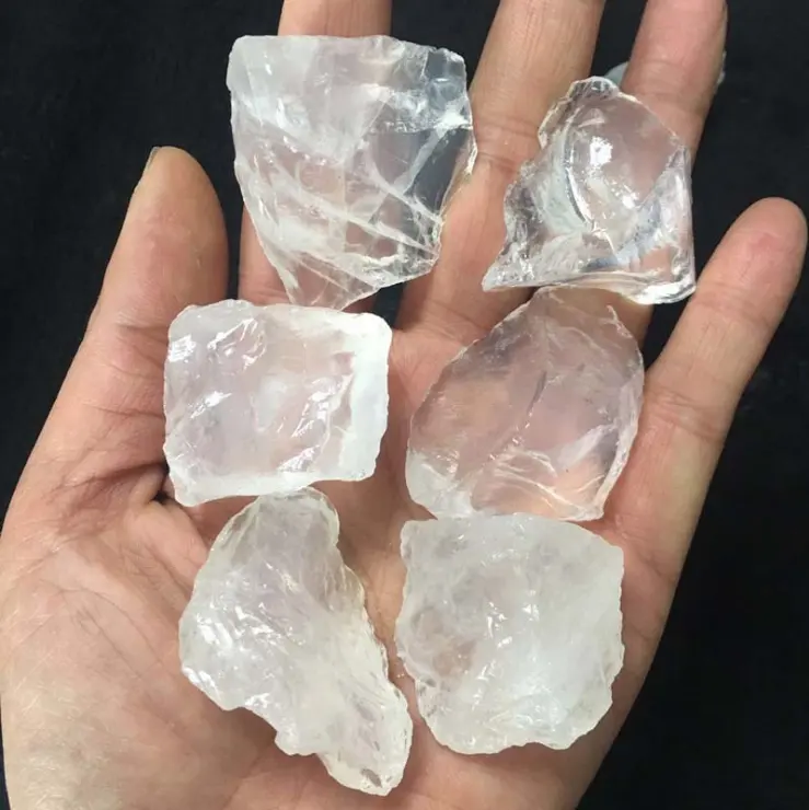 Günstige preis großhandel natürliche quarz raw raue klar weiß kristall stein