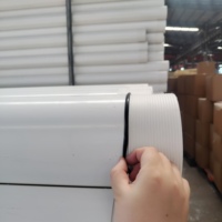 Tuyau de pompe submersible en PVC flexible et durable de 4 pouces (110 mm) avec coude pour pompe à béton sous pression à usage industriel