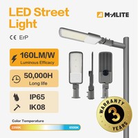 Lámpara LED para Alumbrado Público de 200W, 32000lm, Compatible con Fotocélula, IP65, Carcasa de Aluminio, para Carreteras y Autopistas
